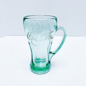Vintage - Libbey Green Coca Cola Glass